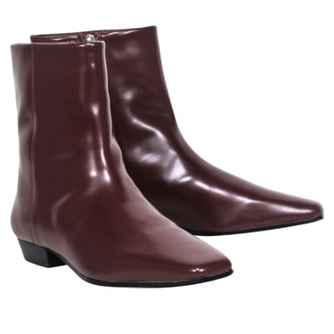 J.Crew - Cognac Tan Leather Short Boots Sz 6