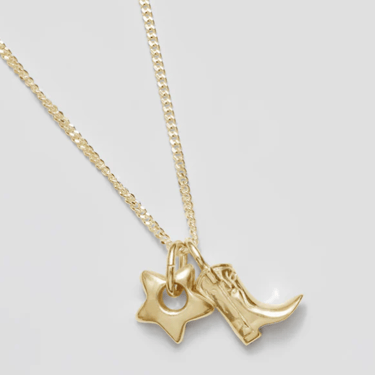 Wolf Circus Cow-star Charm Necklace