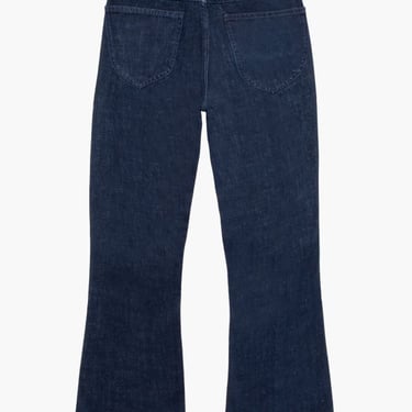 RE/DONE Mid Rise Kick Flare Jeans - Blue