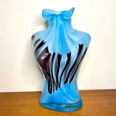 Funky Blue + Purple Vase 