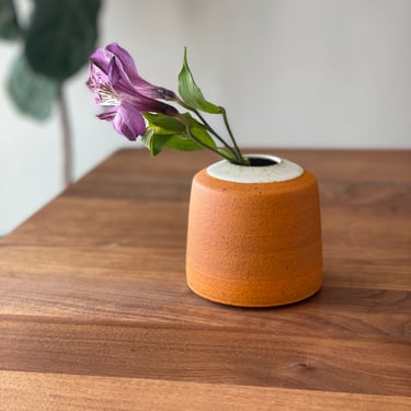 Color Block Bud Vase (Orange)