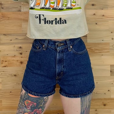 Levi's 512 Vintage Jean Shorts / Size 24 25 