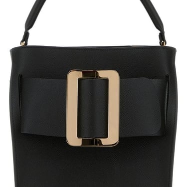 Boyy Woman Black Leather Devon 21 Epsom Handbag