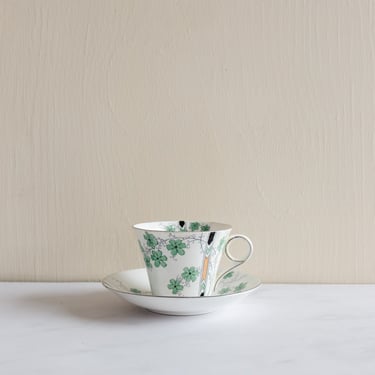 art deco salisbury china &quot;treal&quot; teacup