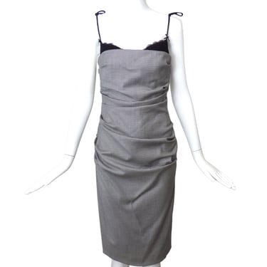 MOSCHINO CHEAP & CHIC- NWT Wool Shirred Dress, Size 10