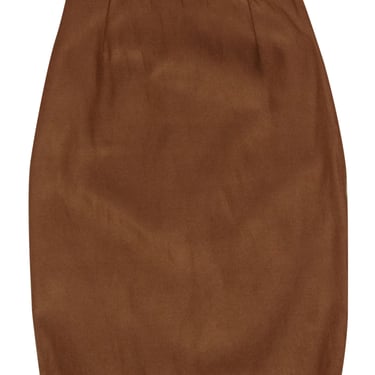 Prada - Tan Wool Blend Pencil Skirt Sz 4