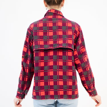 mac flannel with back panel as is paint small holes super cozy