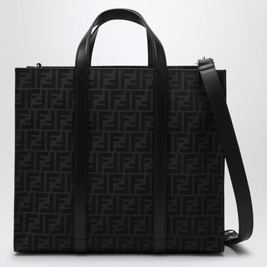 Fendi Shopper Bag In Ff Jacquard Fabric Men