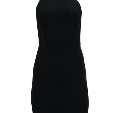 Reiss - Black Sleeveless Bodycon Dress w/ Sheer Back Sz 0