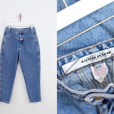 Vintage 1990s Marithe Francois Girbaud High Waist Jeans | 29" W | 90s Blue Jeans 