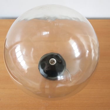 Vintage PAUL MAYEN Globe CEILING Light Large 16" Dia. Clear Acrylic Plastic Plexiglass Habitat Mid-Century Modern eames knoll panton era 