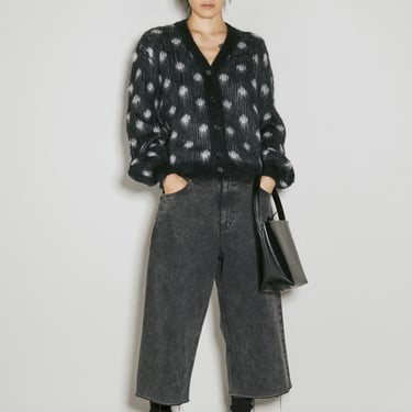 Marni Women Polka Dot Knit Cardigan