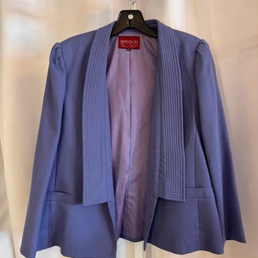 1970s Periwinkle Blazer Jacket