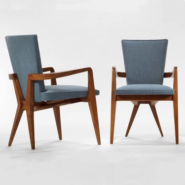 Maxime Old Pair of Bridge Chairs