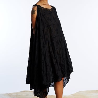 MARC LE BIHAN Lace Embroidered Swing Dress
