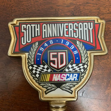 Vintage 50th Anniversary NASCAR Tap Topper 