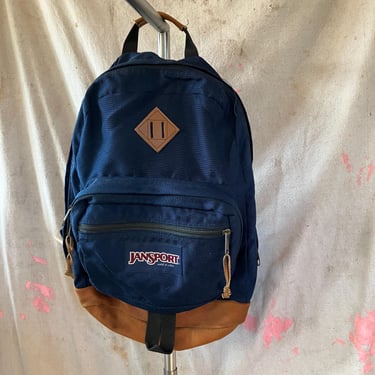 90s Jansport Backpack Leather Bottom - Vintage 1990s | Milk Teeths - Long  Beach, CA | ATTIC