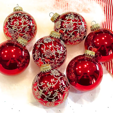VINTAGE: 1980s - 7pcs - Krebs Glass Ornaments - Bird Ornaments - Christmas Decor - Holiday - SKU 00040020 