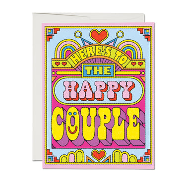 Happy Couple Congrats Card