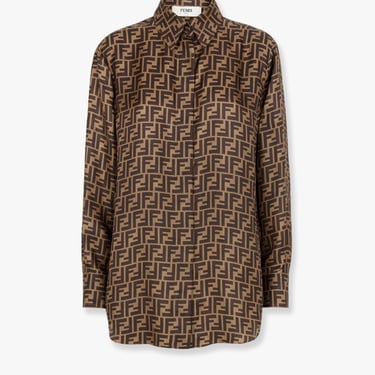 Fendi Women Fendi Brown Shirts