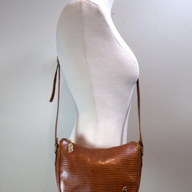 Leather Aigner Kroko LAURA HOBO BAG CROCO S