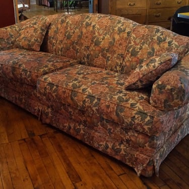 Contemporary Floral Pattern Couch