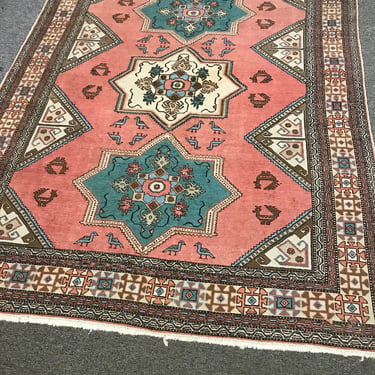 Room size oriental carpet Turkish pictorial rug 
