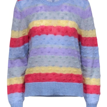 Baum Und Pferdgarten - Multicolor Stripe Mohair Blend Sweater Sz MS