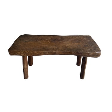 Hand Hewn Cocktail Table or Bench