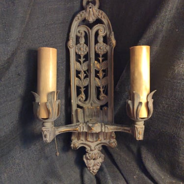 Vintage Sconce Lights Without Pull Chains