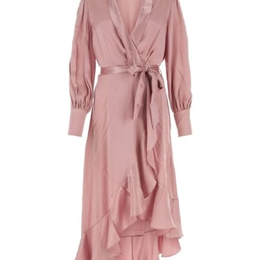 Zimmermann Women Pink Silk Dress