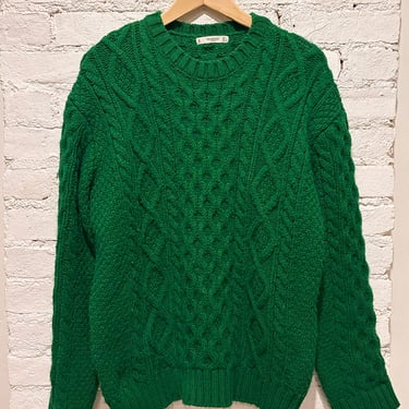 Kelly Green Fisherman's Sweater