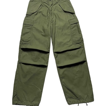 Vintage 1970s US Army M-1965 OG-107 Field Trousers / Pants ~ Small Regular ~ Post Vietnam War ~ Cargo ~ OD 
