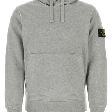 Stone Island Men Dark Grey Cotton Sweatshirt