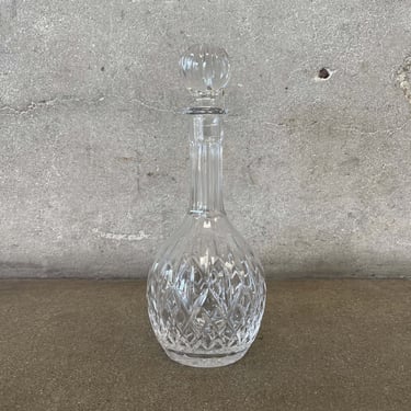 Vintage Cut Crystal Whiskey Bottle