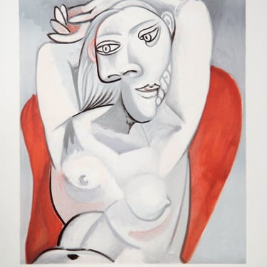 Femme au Fauteuil Rouge, Pablo Picasso (After), Marina Picasso Estate Lithograph Collection 