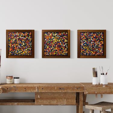 Paintings “Continuum” by Chae Flux - Set of 3 