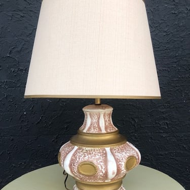 Midcentury Modern Ceramic Textured Lamp