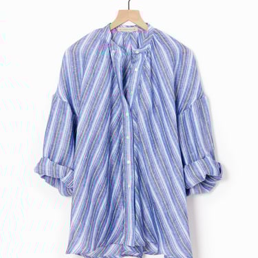 Chevron Blue Blouse