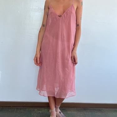 Pink Shimmer Lines Slipdress (XL)