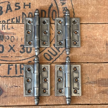 Set of 4 Cast Iron Ohio Butt Hinges 3” X 2.5” 