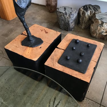 Pair Custom Side Tables