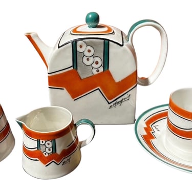 Petite  Art Deco Tea Set for One