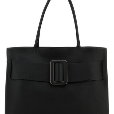 Boyy Women Black Leather Bobby Soft Shopping Bag