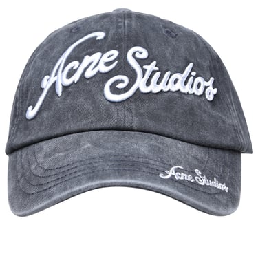 Acne Studios Woman Grey Cotton Hat