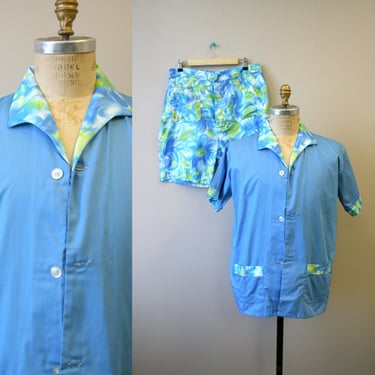 1960s Pleetway Patio Lounger Pajamas Set 