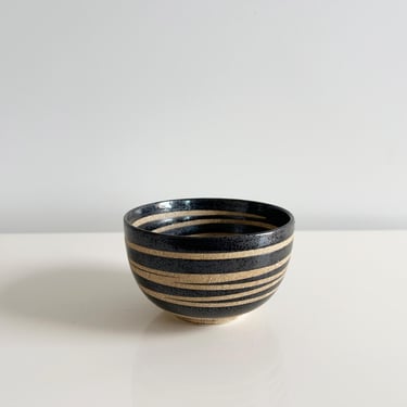 Spiral Swirl Deep Clay Bowl Vintage 2000s 