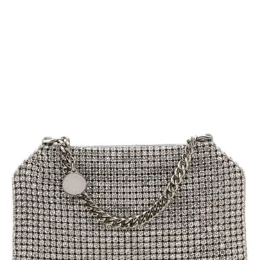 Stella Mccartney Woman Embellished Mesh Falabella Handbag