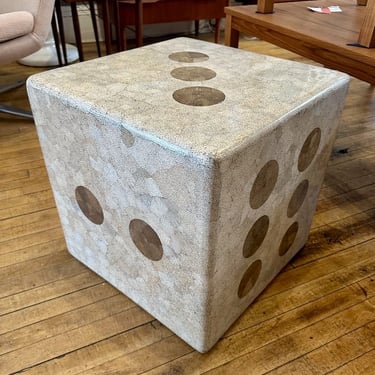 Vintage Maitland Smith Dice Cube Side Table