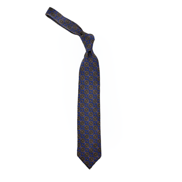 Geoff Nicholson Ivy medallion unlined Tie Made in Italy